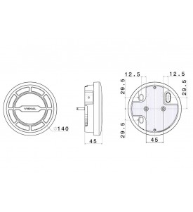 FEU ARRIERE LED 24V 2 FONCTIONS