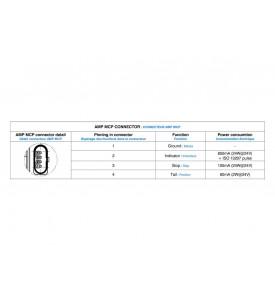 FEU ARRIERE LED 24V 3 FONCTIONS - LCR19