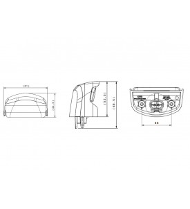 Eclaireur de plaque LED 12/24V