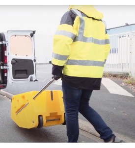 jeu de 2 feux de signalisation temporaire