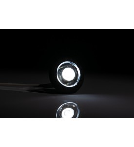 FEU DE GABARIT LED BLANC A ENCASTRER 12/24V avec câble 2×0,75 mm²