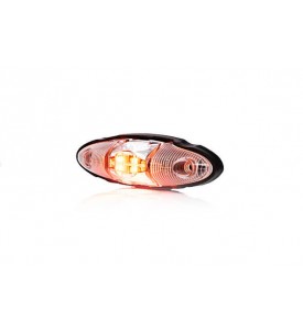 FEU DE GABARIT LED ORANGE 12/24V avec câble 2×0,75 mm²