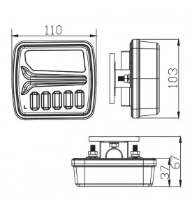 Kit de signalisation magnétique LED sans fil