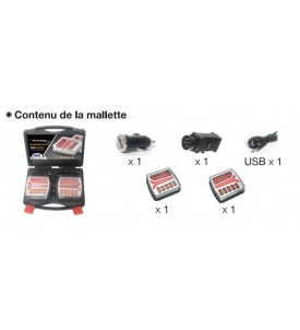 Kit de signalisation magnétique LED sans fil