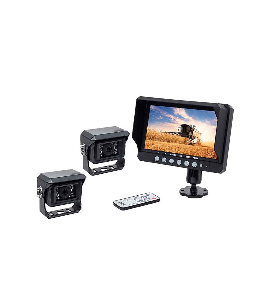 KIT VIDÉO 2 ENTRÉES 7 POUCES