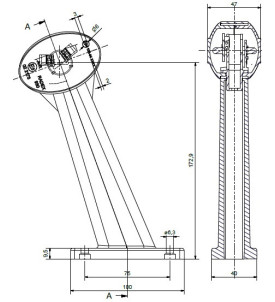 FEU DE GABARIT LONG RADEX 930