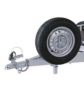 Porte roue de secours sur flèche