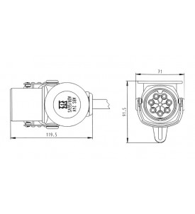 FICHE 7 PLOTS 24V ISO 7638-1