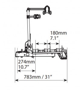Porte vélo basculant pour attelage - 3 vélos