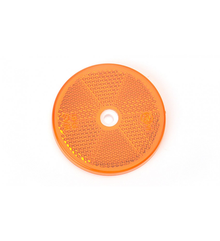 CATADIOPTRE ROND A FIXER ORANGE - 61mm
