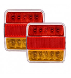 Equipement lanterne à LED alimentation 12 M à poser - entre feux 2,50 m (blister)