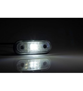 FEU DE GABARIT LED BLANC 12/24V avec câble 500mm