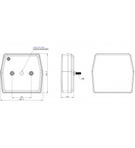 FEU AVANT LED 2 FONCTIONS 12 24 V