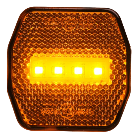 FEU DE POSITION OCTOGONAL ORANGE LED INNO®